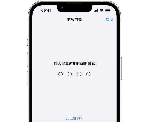 泽州iPhone屏幕维修分享iPhone屏幕使用时间密码忘记了怎么办 