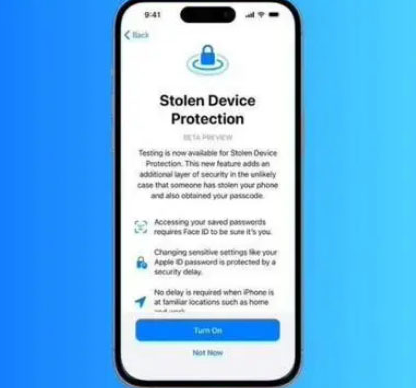 泽州苹果授权维修店分享被盗设备保护功能开启方法 